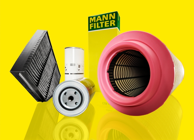 MANN-FILTER Linha Construção - Família de produtos