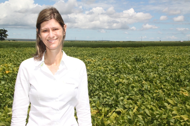 Lucia Vivan, pesquisadora entomologista da Fundação MT - Crédito Luize Hess