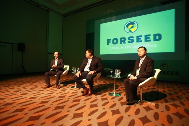  Aldenir, Sgarbossa, Mozart Fogaça e Kevin Chen durante coletiva de lançamento da marca - Créditos Fernando LucaniaDivulgação