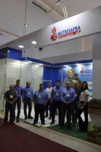 Equipe da Nutrisafra durante a Hortitec